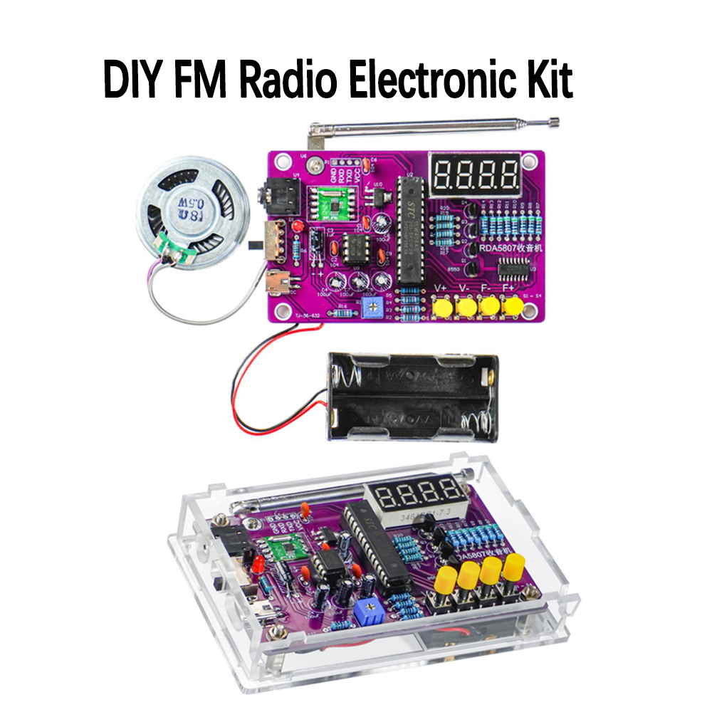 Electronics Project Kit - DIY FM-radio elektronische kit 87-108MHz instelbare