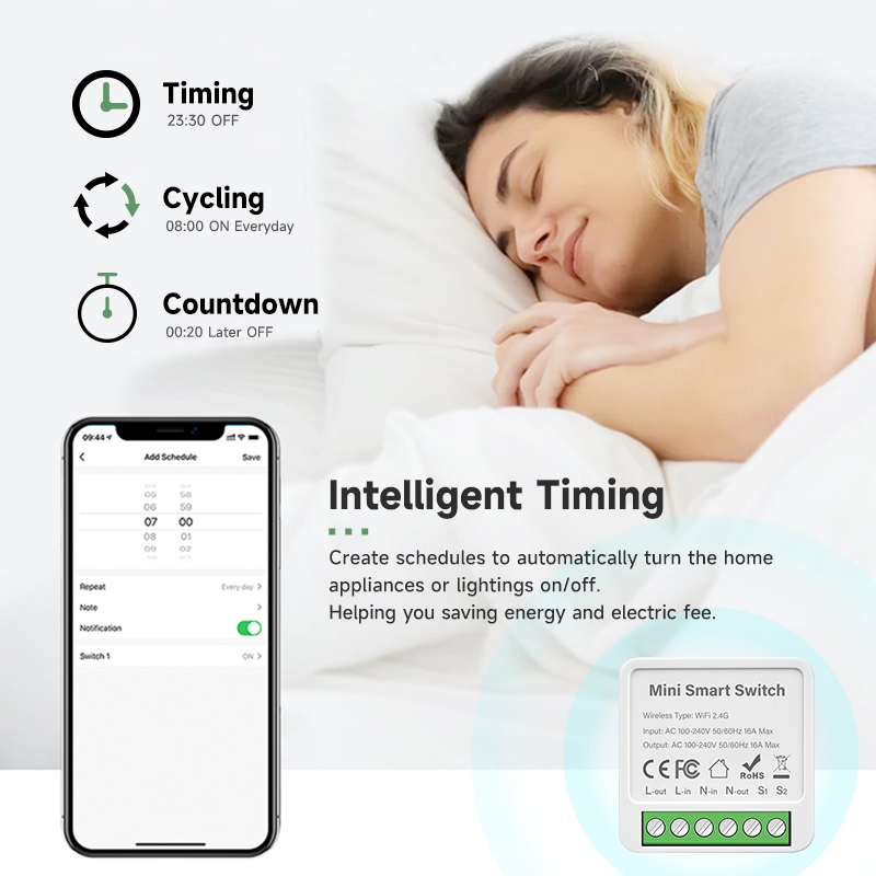 Tuya Smart WiFi-schakelmodule  - Smart Light Switch Wifi recensie en prijs