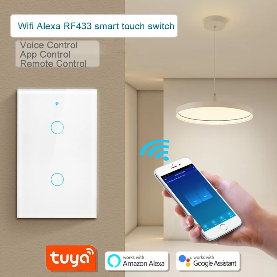 Tuya WiFi Smart Switch werkt m - Smart Light Switch Wifi recensie en prijs