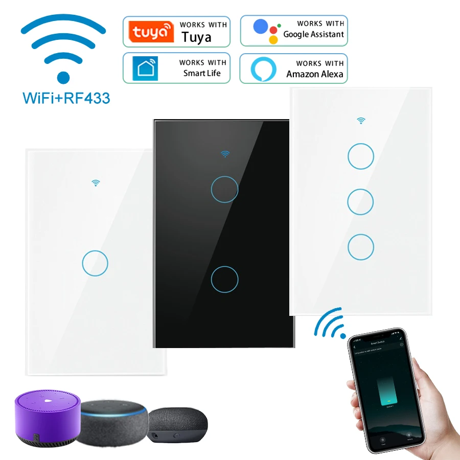 Tuya WiFi Smart Switch werkt m - Smart Light Switch Wifi recensie en prijs