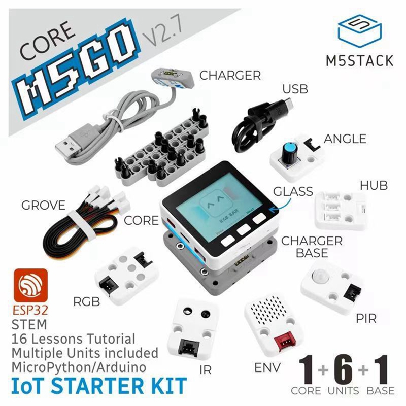 M5GO IoT Kit V2.7 IoT Beginner - Iot Kit Beginner recensie en prijs