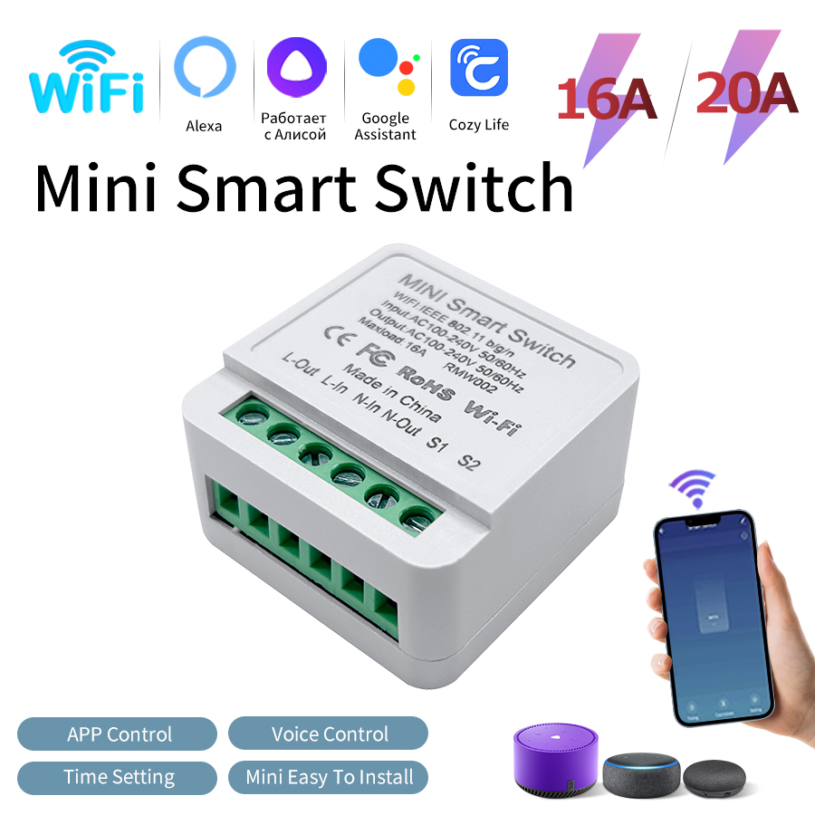 16A 20A slimme draadloze licht - Smart Light Switch Wifi recensie en prijs